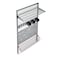 Triton Products Wire Basket W/ Lock-On Hanging Brackets, Epoxy Coated Steel, Gray, 31" W x 4" H x 6-1/2" D 1715 - alternate 2